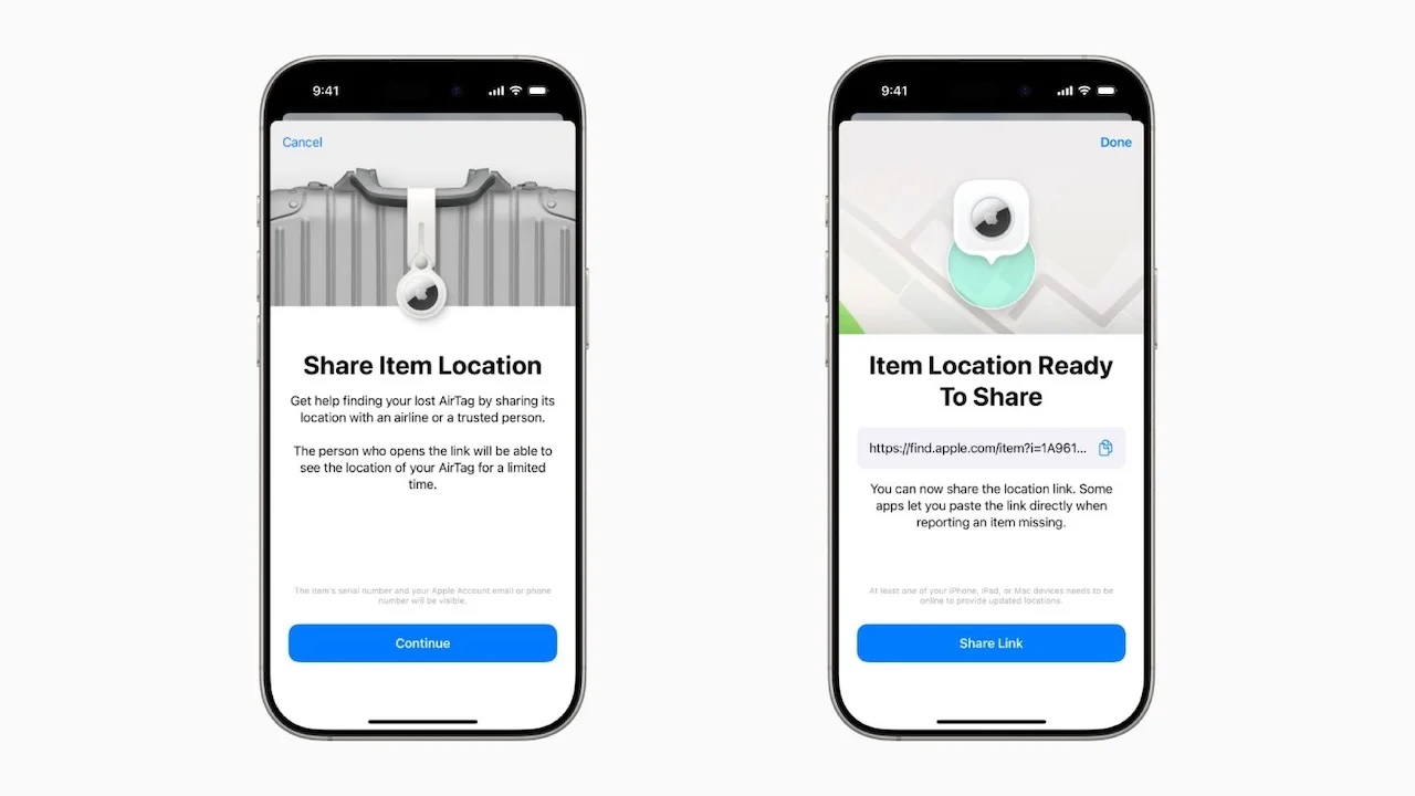 Apple, Eşya Konumu Paylaşımı ile Güvenliği Artırıyor